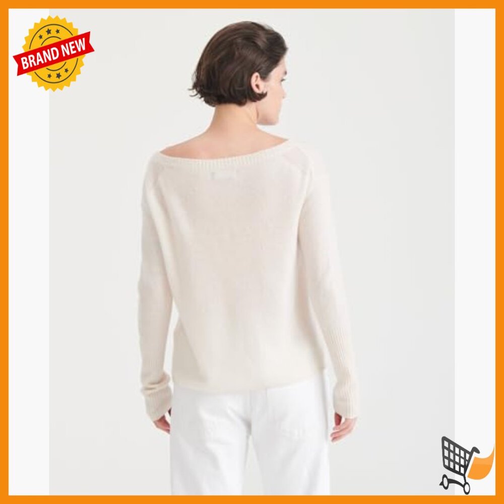 Lightweight Cashmere Pullover Sweater Boatneck Re… - image 4